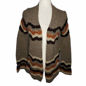 TWINS made in Italy wool blend open front cardigan‎ wool sweater M